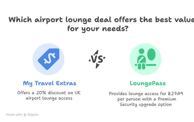 1 Airport lounge visit a year visual selection