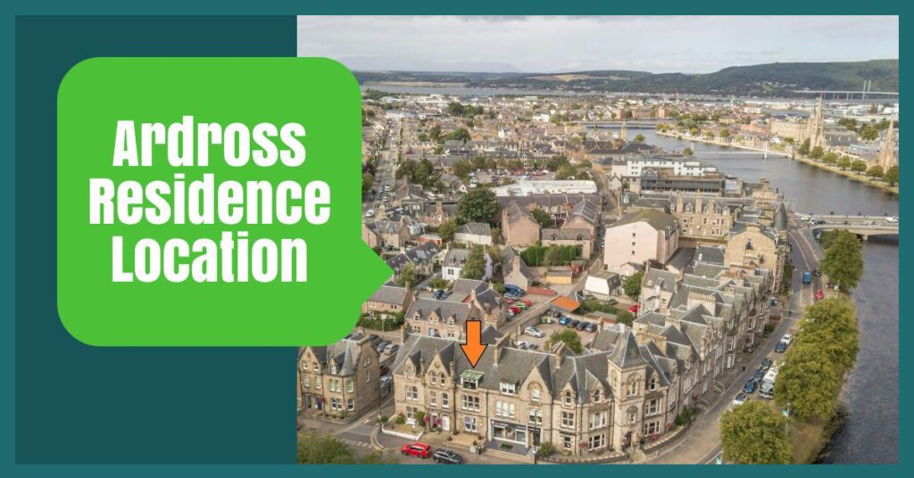 picture shows location of ardross residence in inverness