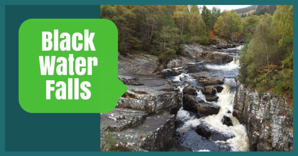 black water falls the professional traveller scottish highlands road trip