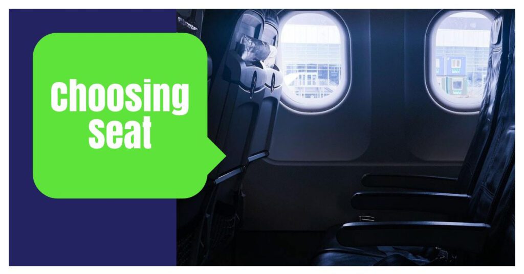 plane seat and plane window