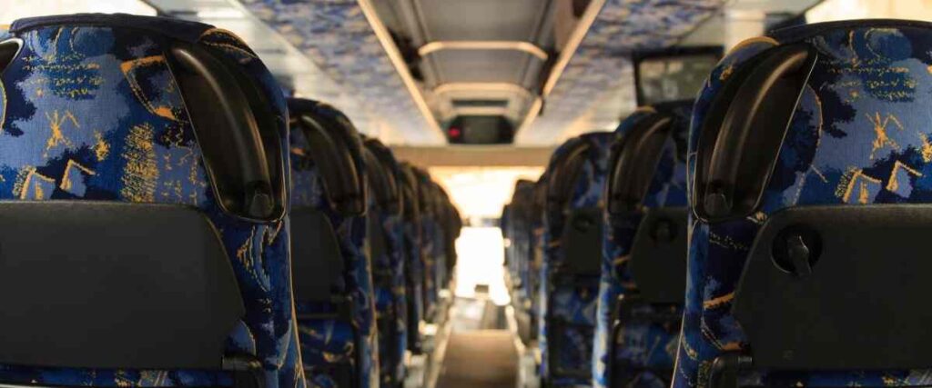 view from middle seat at the back of a coachcoach holidays for single travellers the professional traveller