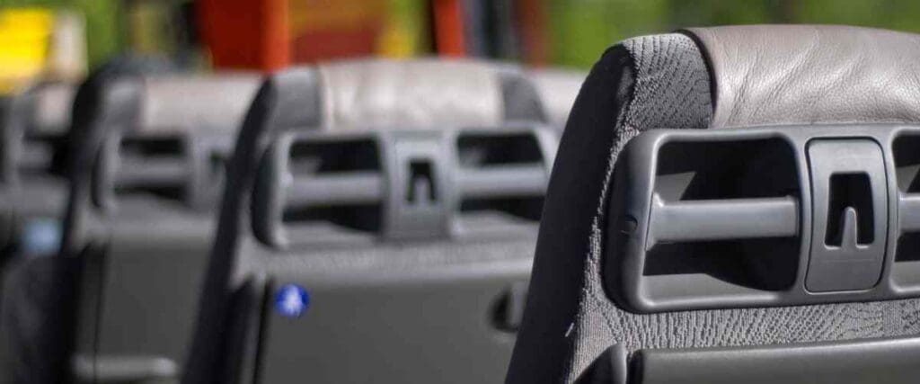 close up of seats on a coach coach holidays for single travellers the professional traveller