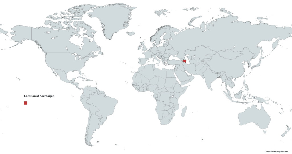 map of the world showing azerbaijan baku holiday the professional traveller
