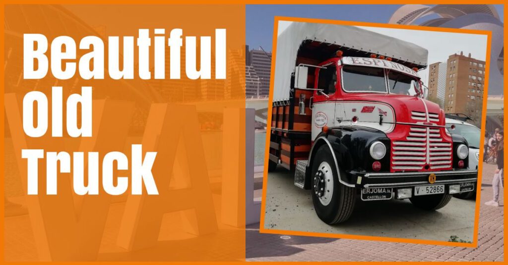 vintage truck the professional traveller valencia city break