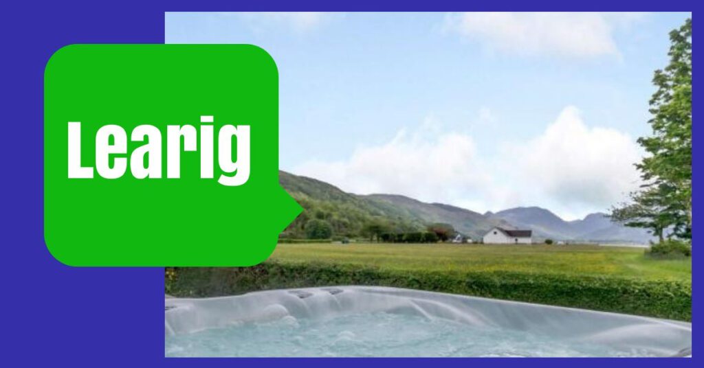 learig highland cottages with hot tubs
