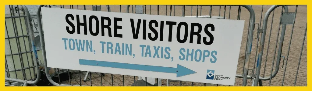 invergordon cruise port shore visitors