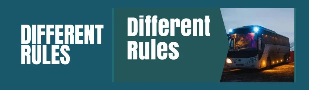 different rules