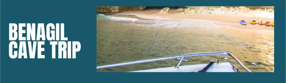 what to do in vilamoura picture showing boat trip in benagil cave