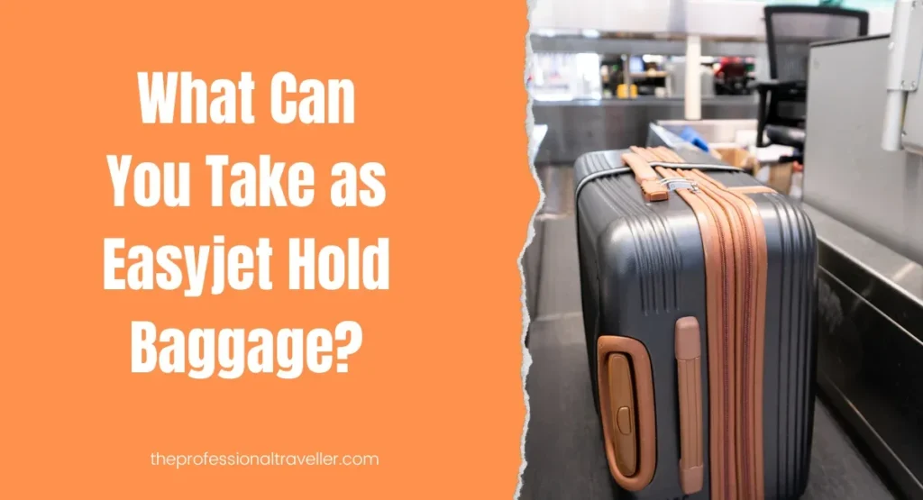 easyjet hold luggage featured image showing suitcase on luggage belt