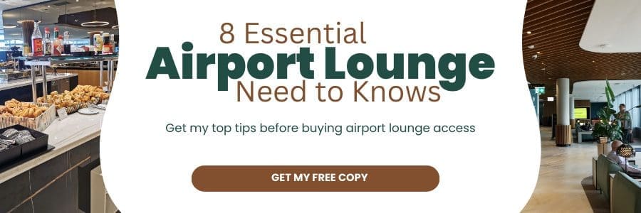 airport lounge sign up box