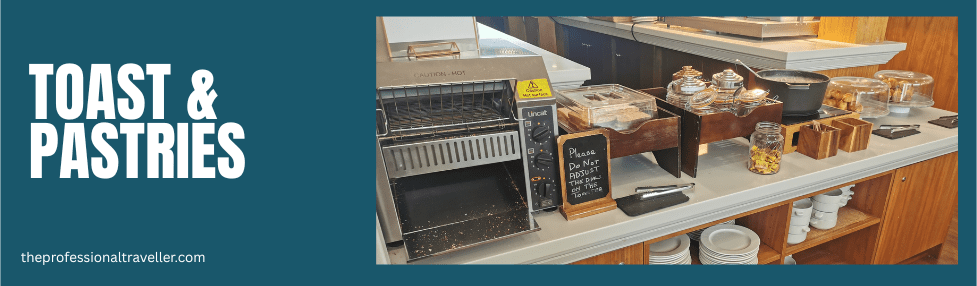 upper deck lounge glasgow toast and pastries